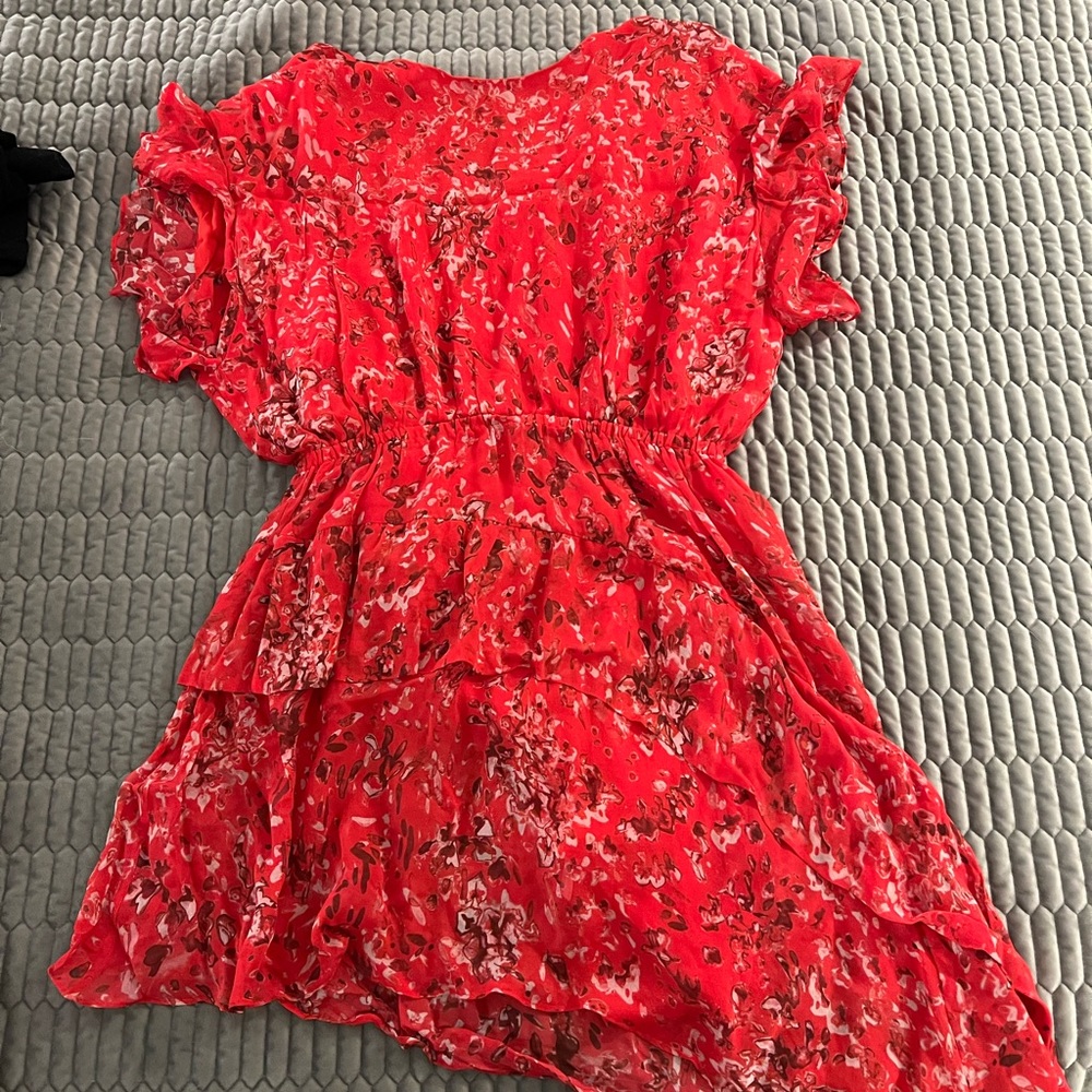 IRO asymmetrical silk dress